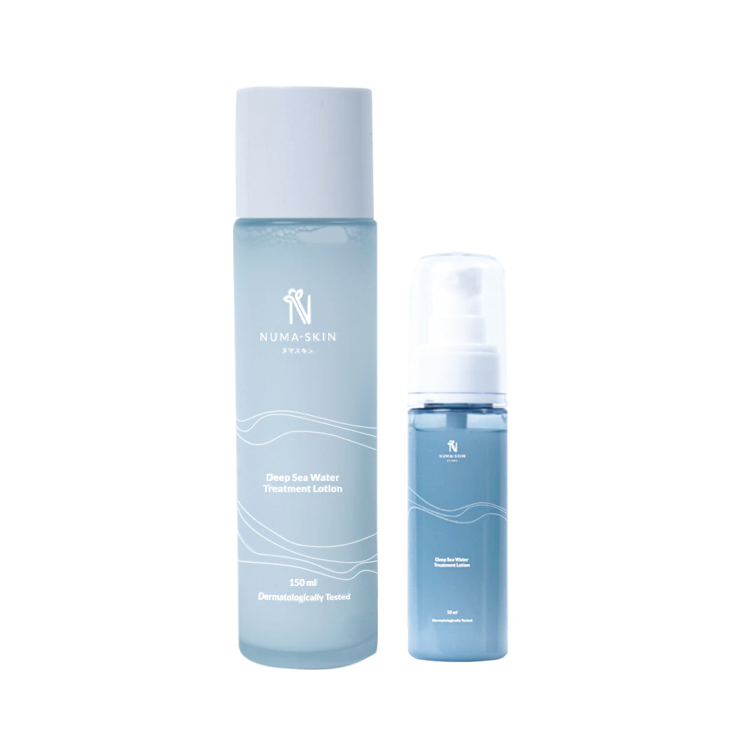 Bundling Numa Skin Deep Sea Water Treatment Lotion Full Size 150ml + Travel Size 50ml / Hydrating Toner